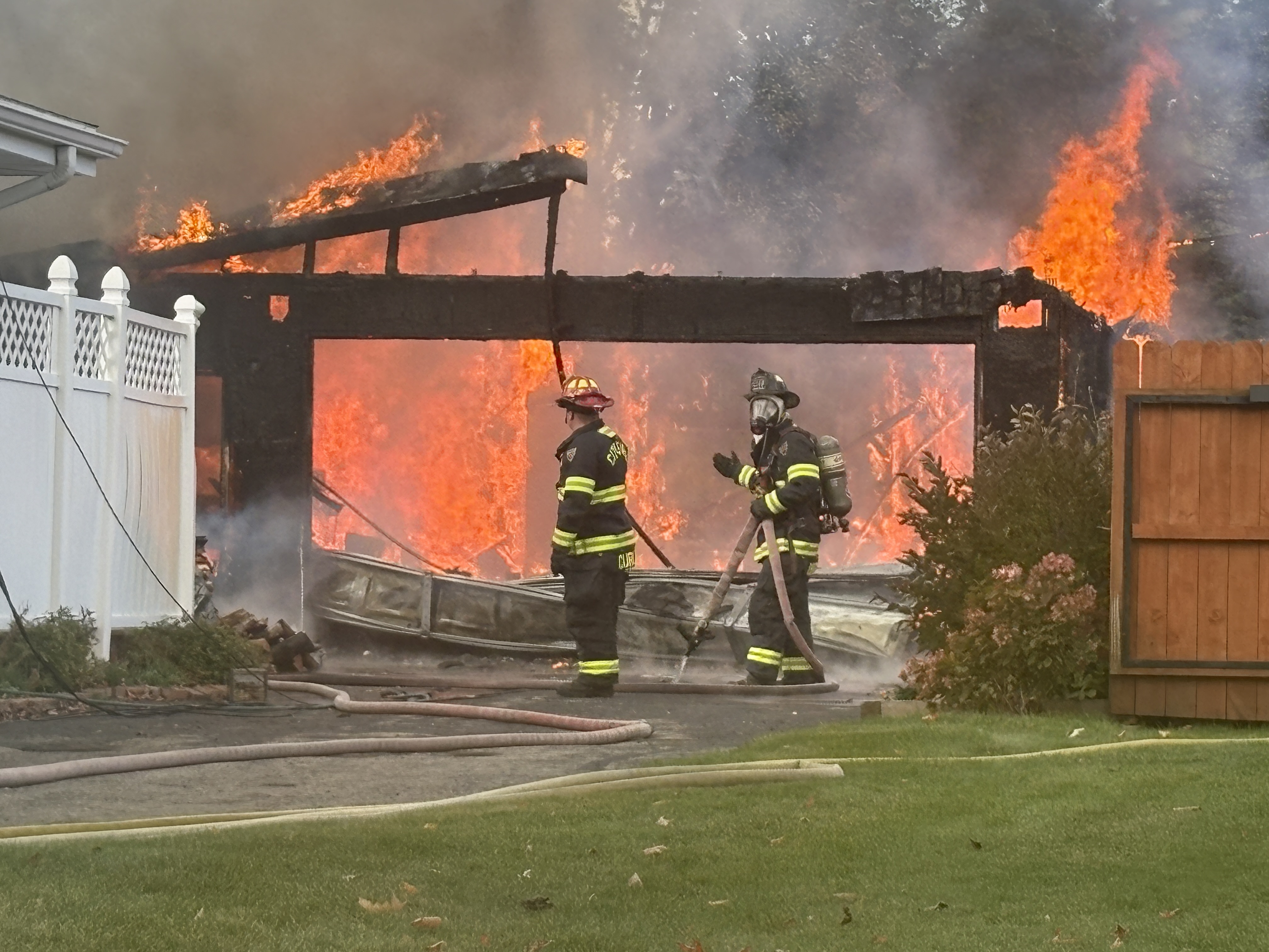 Garagenbrand in Alpena